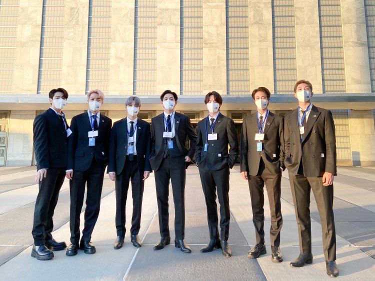 BTS Kenakan Jas Ramah Lingkungan di Sidang PBB