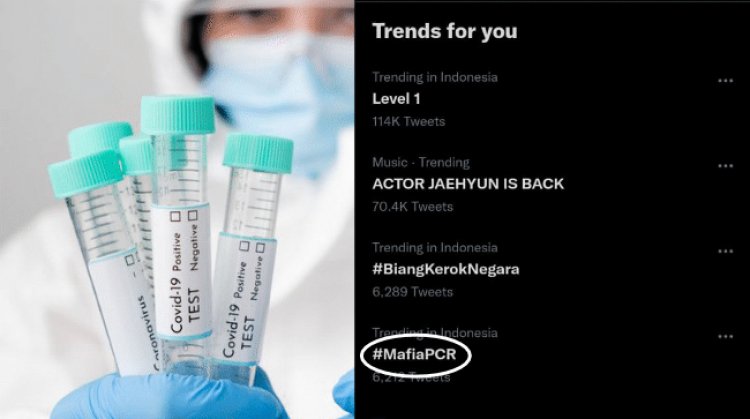 'Mafia PCR' Trending di Twitter, Netizen Kecam Pemerintah yang Berbisnis dengan Rakyat