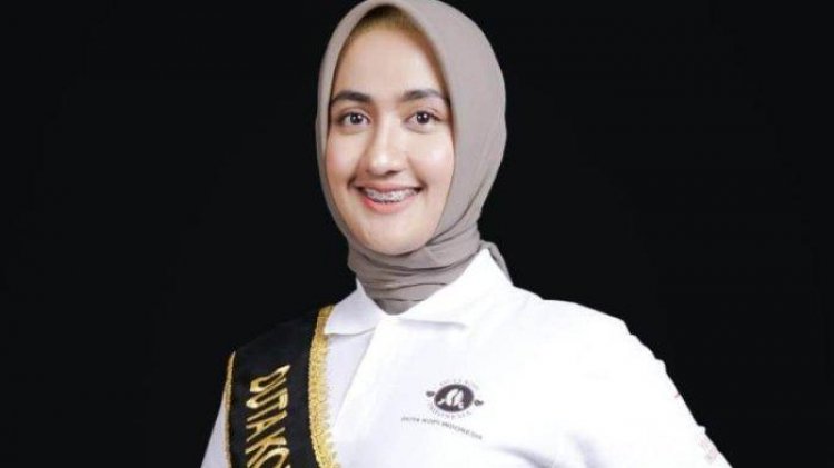 Dara Cantik Asal Lampung Barat Juara I Duta Kopi Indonesia 2021