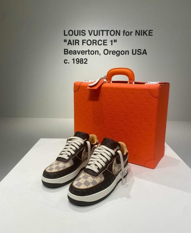 Dijual Terbatas, Inilah Sneakers Nike Air Force 1 x LV “Monogram” Virgil Abloh!