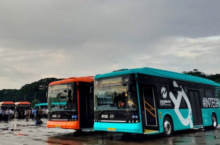 Inilah Rute dari 30 Bus Listrik yang Mulai Beroperasi di Jakarta