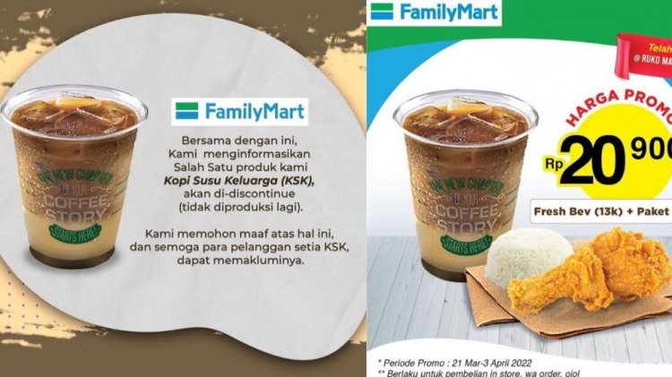 Family Mart Berhenti Jual Kopi KSK, Warganet Mengira Hanya April Mop
