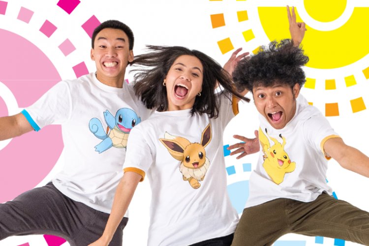 Pikachu, Eeve dan Squirtle hadir dalam koleksi label busana Bandung