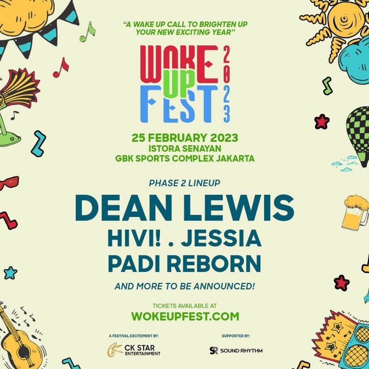 One Republic hingga Hivi! akan tampil di "Woke Up Fest 2023"