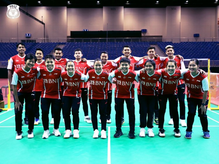 Indonesia vs Bahrain di Badminton Asia Mixed Team Championships 2023, Rinov / Pitha Sumbang Poin Pertama