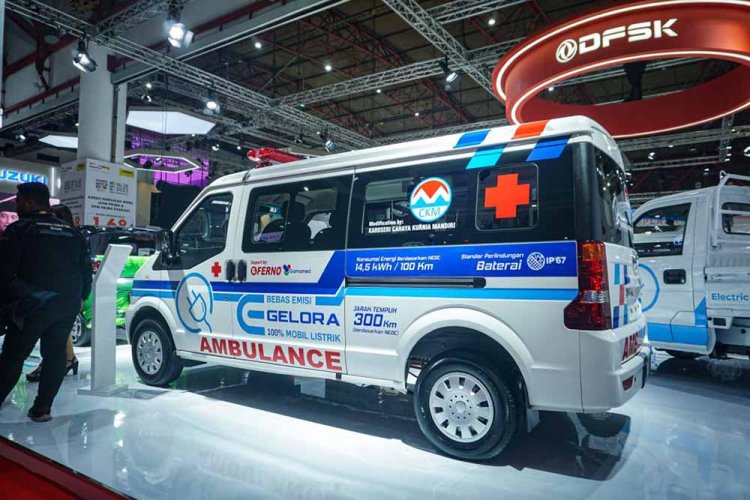 IIMS 2023: Satu-satunya Ambulan Listrik Ini Sudah Diproduksi Lokal