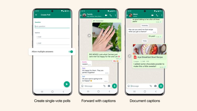 Fitur-fitur Baru WhatsApp, Dari Bikin Polling "Single-Vote" Hingga Forward Pesan Beda Teks