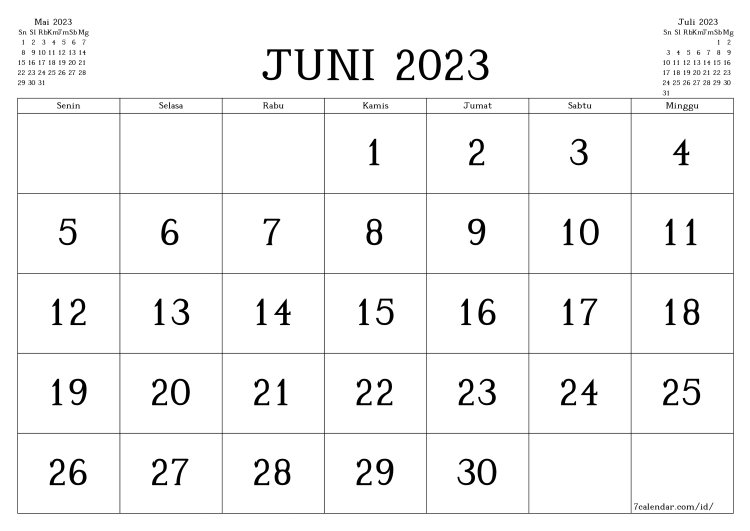 Cek Daftar Tanggal Merah Bulan Juni 2023, Ada Long Weekend?