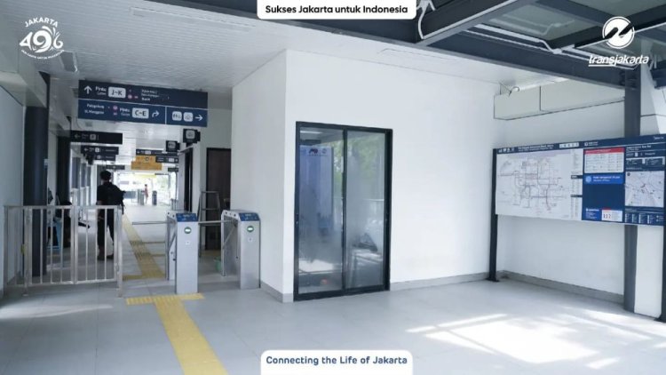 Halte Transjakarta Akhirnya Terhubung dengan Stasiun Kereta Manggarai