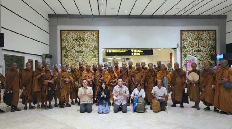 Selesai Waisak, Biksu Thudong Pulang ke Thailand dan Malaysia