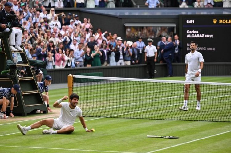 Final Wimbledon 2023: Liga Sengit, Alcaraz Kalahkan Djokovic!