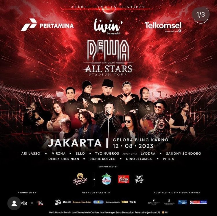 Sukses Guncang  Stadion Manahan Solo, DEWA 19 Feat ALL STARS siap Guncang Jakarta di GBK