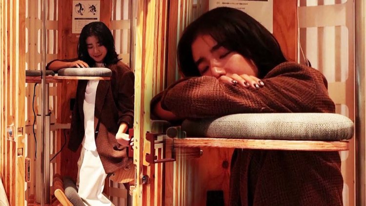 Kafe di Tokyo Sediakan Bilik untuk Tidur Sejenak Sambil Berdiri
