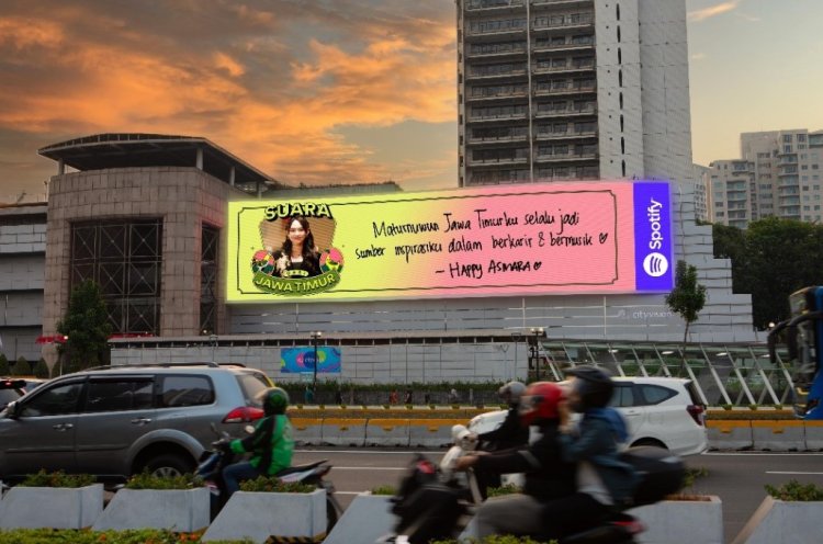 Happy Asmara Terpampang Di Billboard Dari Jakarta, New York dan Taipei