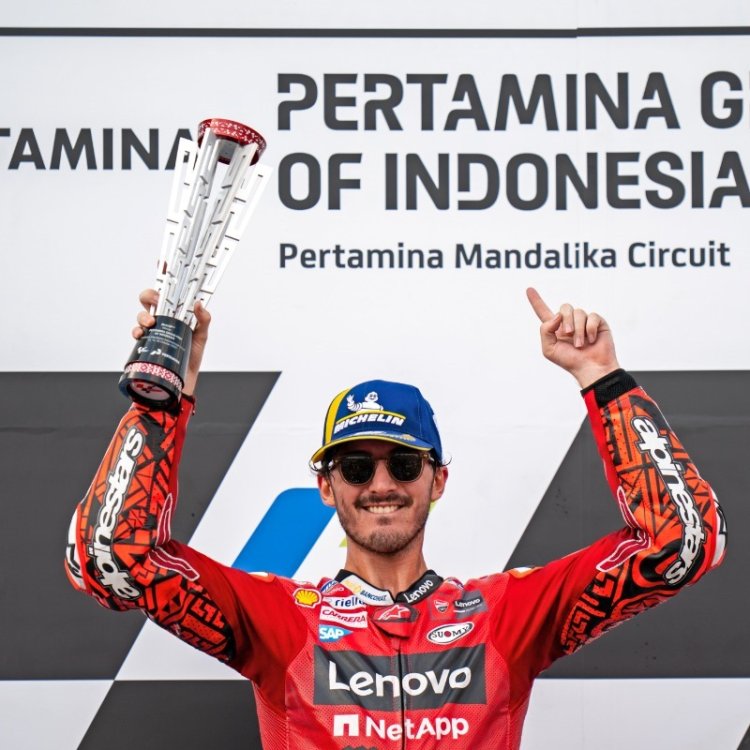 Menang MotoGP Mandalika, Francesco Bagnaia Pecahkan Rekor yang Sudah Bertahan 17 Tahun