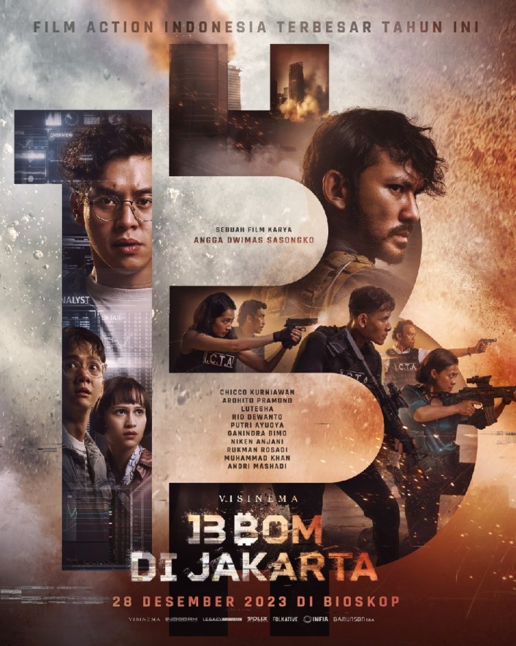 Semakin Dekat Tayang di Indonesia, Film “13 Bom di Jakarta” Berkolaborasi dengan Produser Film “Parasite”