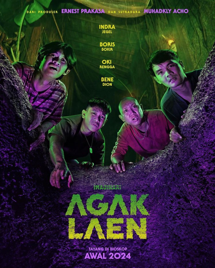 Film “Agak Laen” Tayang 1 Februari 2024 Sajikan Komedi Segar Empat Podcaster Agak Laen: Indra Jegel, Boris Bokir, Oki Rengga, dan Bene Dion
