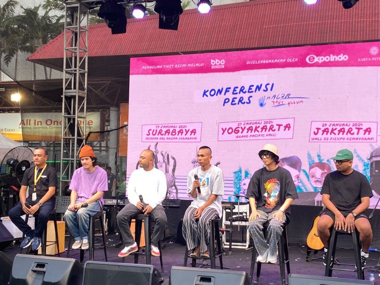 Pertama Kali Gelar Tour Di Indonesia! Fourtwnty Gelar Nalar Tour Album di 3 Kota