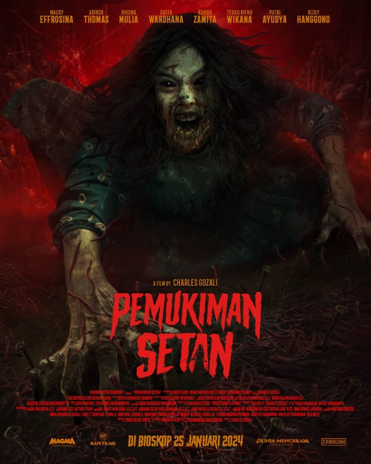Rilis Official Poster Film Pemukiman Setan Siap Tayang Mulai 25 Januari 2024
