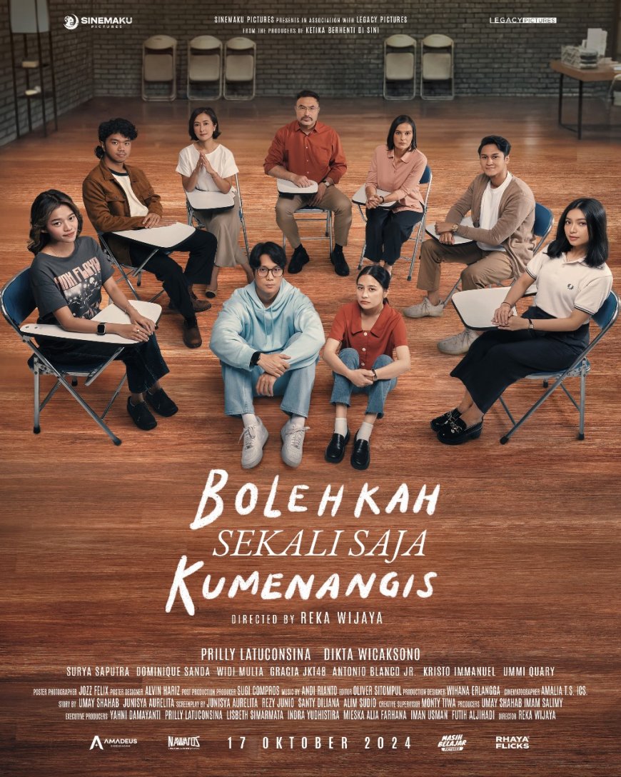 Film "Bolehkah Sekali Saja Kumenangis" Rilis Poster dan Trailer Resmi: Prilly Latuconsina dan Dikta Beradu Akting di Drama Penuh Makna