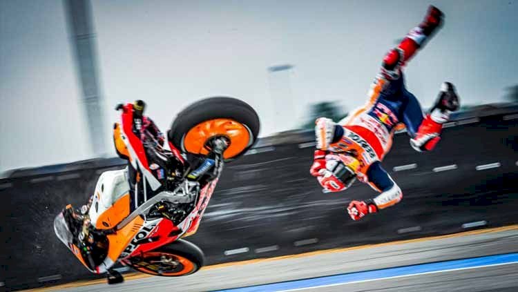 Netizen Kecewa Marquez Kecelakaan di MotoGP 2020