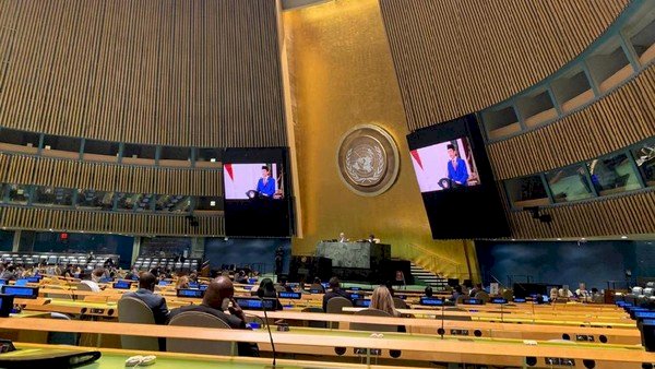 Berbahasa Indonesia, Ini Isi Pidato Jokowi di Sidang Umum PBB