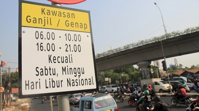 Senin ini Jakarta Masih Bebas Aturan Ganjil Genap