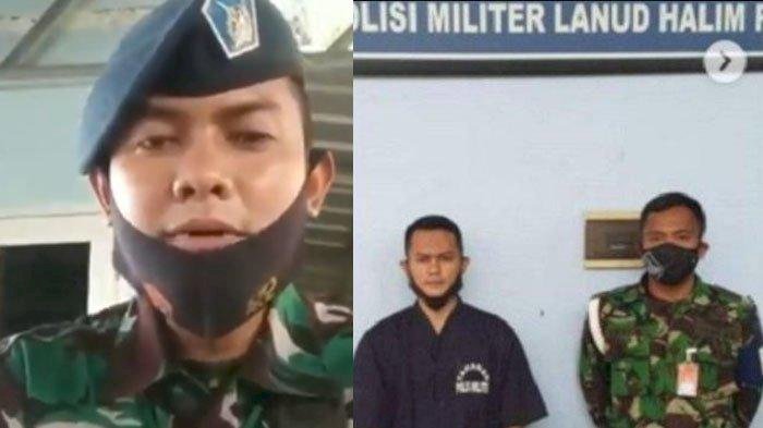 Anggota TNI AU yang Viral Sambut Habib Rizieq Ditahan POM