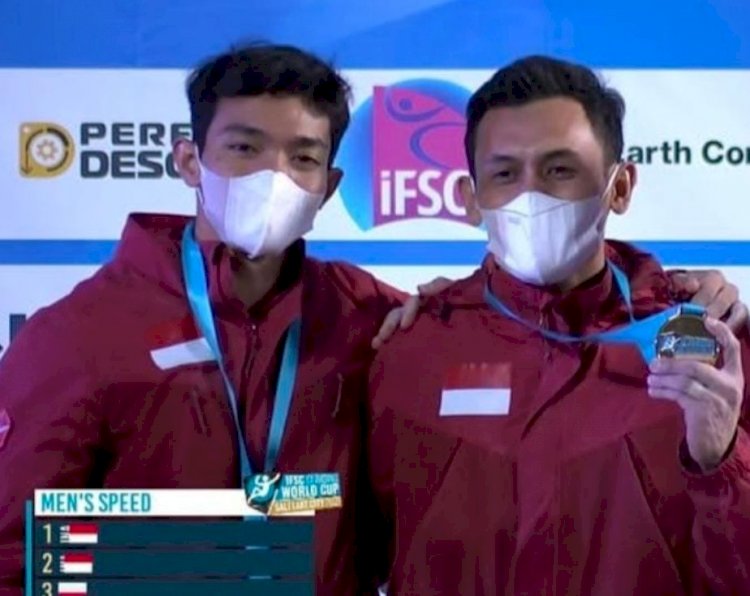 Keren! Dua Atlet Panjat Tebing Indonesia Cetak Rekor Dunia