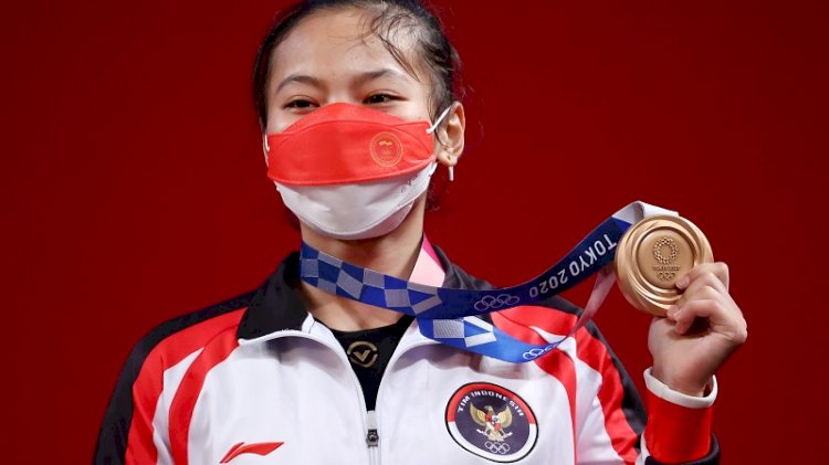 Windy Cantika Sumbang Medali Pertama Indonesia di Olimpiade Tokyo 2020